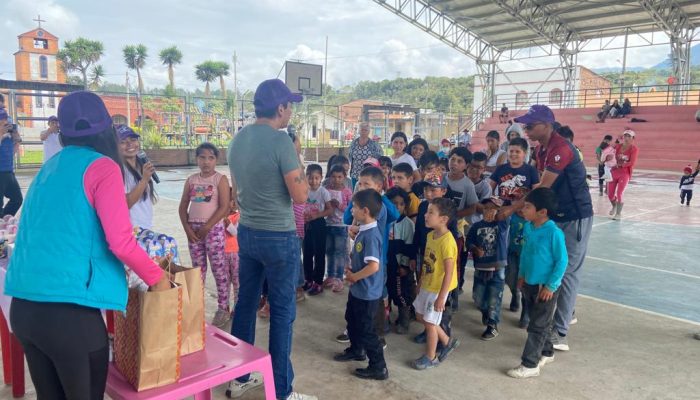 Entrega de regalos